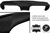 BLACK STITCHING TOP DASH DASHBOARD LEATHER COVER FITS FORD MUSTANG 1969-1970