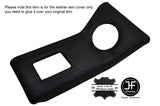 BLACK STITCHING CENTRE CONSOLE LEATHER COVER FITS LOTUS CORTINA MK1 & GT