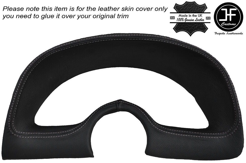 GREY STITCH SPEEDO BEZEL CLUSTER LEATHER SKIN COVER FITS CAMARO RS Z28 97-02