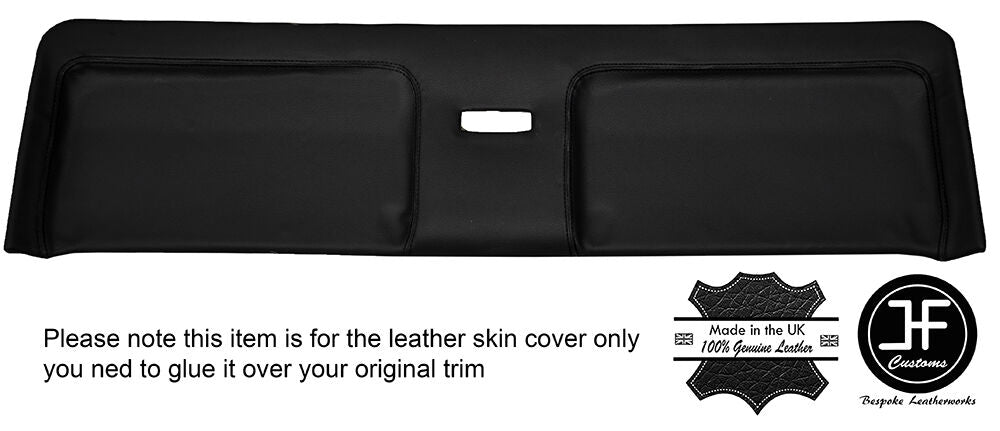 BLACK STITCH TOP REAR HATCH HEADLINER LEATHER COVER FITS PORSCHE 928 S4 80-95