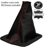 RED STITCH LEATHER GEAR GAITER FITS LAND ROVER DISCOVERY 200TDI 300TDI TD5 V8