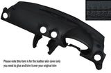 BLACK STITCH DASH DASHBOARD LEATHER SKIN COVER FITS AUDI A3 8P 03-12 CUSTOM NEW