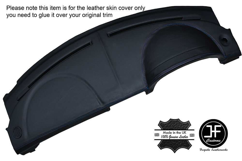 BLUE STITCHING TOP DASH DASHBOARD LEATHER COVER FITS CHRYSLER CROSSFIRE 03-08