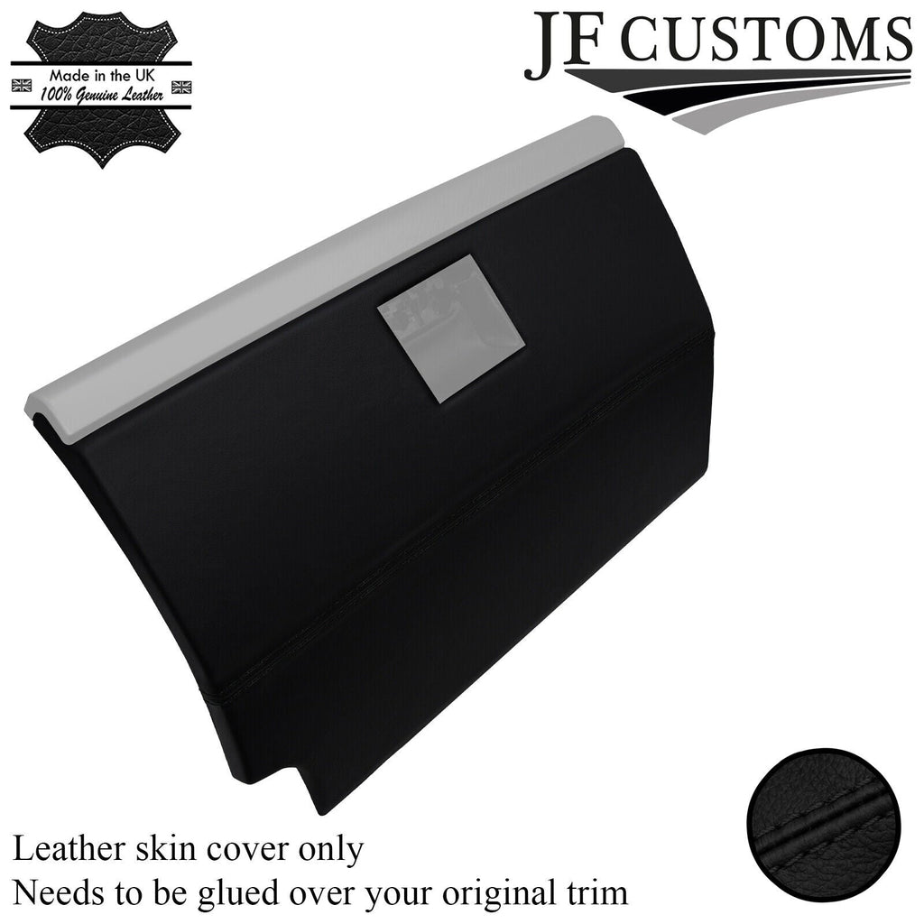 BLACK STITCH LEATHER GLOVEBOX COVER FOR LAND ROVER FREELANDER 2 LR2 2006-2011