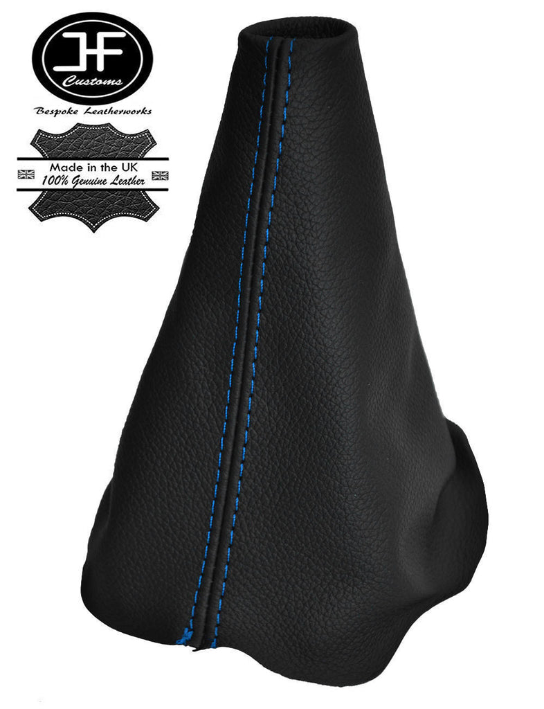 BLUE STITCH MANUAL LEATHER GEAR STICK GAITER FITS CITROEN BERLINGO II 08-16