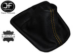YELLOW STITCHING FITS TOYOTA AYGO CITROEN C1 PEUGEOT 107 GEAR GAITER LEATHER