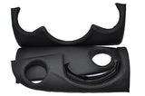 black stitch FITS BMW MINI ONE COOPER S 04-07 THREE PIECE DASH KIT LTHR COVERS