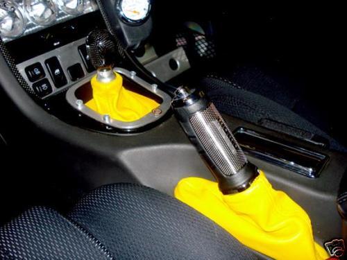 FITS MG MGF MK1 YELLOW LEATHER GEAR+HANDBRAKE GAITOR 1995-99 CUSTOM NEW