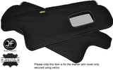 WHITE STITCHING 2X SUN VISORS LEATHER COVERS FITS TOYOTA COROLLA GT AE82