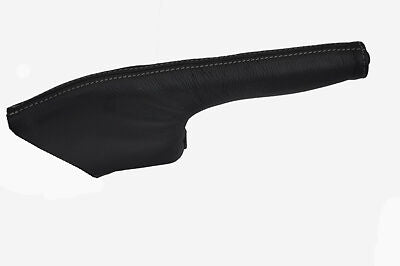 grey stitch FITS NISSAN SERENA 92-99 HANDBRAKE GAITER LEATHER  COVER CUSTOM NEW