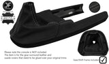 GREY STITCH GEAR GAITER+SURROUND COVER NAPPA+SUEDE FOR PORSCHE CARRERA 911 997