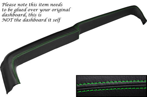 GREEN STITCH FITS FORD CORTINA MK3 MK4 MK5 TOP DASH DASHBOARD LEATHER COVER