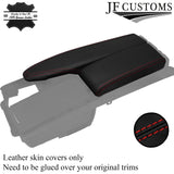 RED STITCH 2X ARMREST LEATHER COVERS FITS MERCEDES C CLASS W204 07-14 CUSTOM NEW