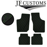 L GREEN DIAMOND STITCH VINYL 4XTAILORED FLOOR CARPET FOR VAUXHALL CORSA B 93-01