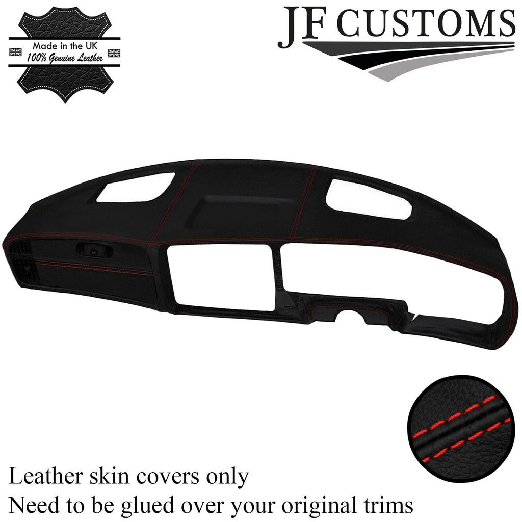 RED STITCH DASH DASHBOARD LEATHER SKIN COVER FITS SAAB 900 CLASSIC CUSTOM NEW