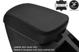 BLACK STITCH TOP GRAIN LEATHER ARMREST COVER FITS TOYOTA RAV 4 2006-2012