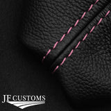 FITS MERCEDES C CLASS AUTO W203 LEATHER SHIFT BOOT PINK S CUSTOM NEW MADE IN UK