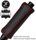 RED STITCH LEATHER HANDBRAKE HANDLE COVER FOR FIAT SEICENTO 1998-2004 CUSTOM NEW