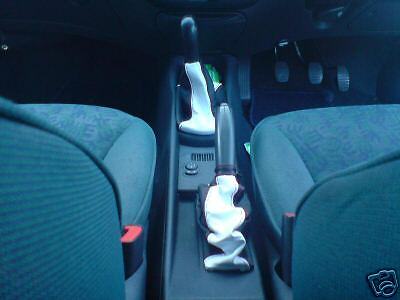 FITS FIAT PUNTO MK1 BRAVA BRAVO  SET GAITERS BLACK AND WHITE CUSTOM NEW