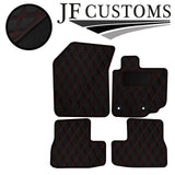 D RED DIAMOND STITCH VINYL 4X TAILORED FLOOR CARPETS FOR SUZUKI SPLASH 08-14 JF1