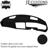 BLACK STITCH DASH DASHBOARD LEATHER SKIN COVER FITS SAAB 900 CLASSIC CUSTOM NEW