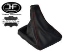 RED STITCH FITS MERCEDES E CLASS W123 1976-1985 MANUAL GEAR GAITER LEATHER