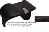 RED STITCH SPEEDO HOOD SURROUND LEATHER SKIN COVER FITS NISSAN NOTE 2009-2013