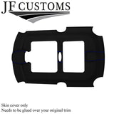 BLUE STITCH LUXE-SUEDE SUN ROOF HEADLINER COVER FOR BMW MINI R50 R53 01-06