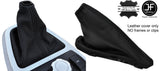 BLACK STITCH LEATHER GEAR HANDBRAKE GAITER FOR LAND ROVER FREELANDER 2 LR2 06-14