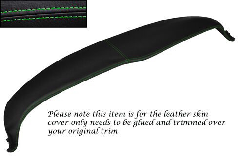 GREEN STITCH FITS ROVER P6 2000 2200 3500 V8 TOP DASH DASHBOARD LEATHER COVER