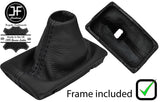 BLACK STITCH LEATHER AUTOMATIC GEAR+PLASTIC FRAME FITS MERCEDES SLK R171 04-11