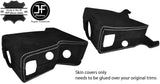 WHITE STITCH STEERING SHROUD SUEDE COVER FITS LAND ROVER DEFENDER 90 110 83-06