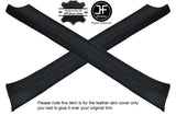 BLACK STITCHING 2X A POST PILLAR LEATHER COVERS  FITS MERCEDES W114 W115