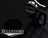 D BLUE DIAMOND STITCH VINYL 4X TAILORED FLOOR CARPETS FOR BMW MINI F56 13-21 JF1