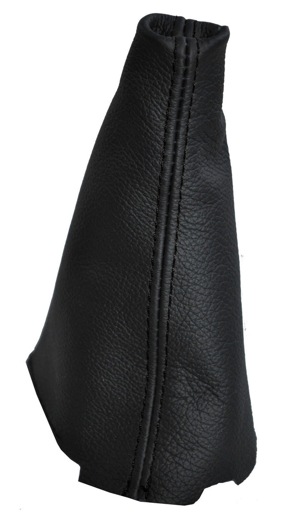 BLACK STITCH LEATHER MANUAL GEAR GAITER FITS HONDA CIVIC TYPE R FD2 07-10 SEDAN