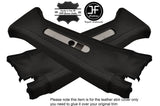 BLACK STITCHING 2X UPPER B PILLAR LEATHER COVERS FITS SMART FORFOUR 2004-2007