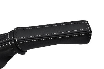 white  stitch FITS ALFA ROMEO GTV SPIDER 95-05 LEATHER HANDBRAKE HANDLE COVER