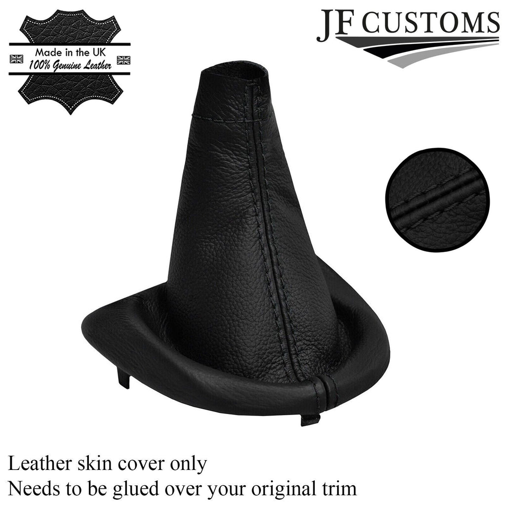 FITS RENAULT MASTER 2004-2010 BLACK STITCH LEATHER GEAR COVER CUSTOM NEW