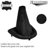 FITS RENAULT MASTER 2004-2010 BLACK STITCH LEATHER GEAR COVER CUSTOM NEW