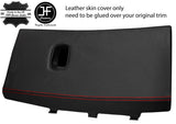 RED STITCH REAL LEATHER GLOVE BOX LID COVER FITS CORVETTE C6 2005-2013
