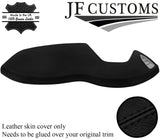 BLACK STITCH ITALIAN LEATHER DASH COWL HOOD COVER FOR HYUNDAI TUCSON 15-19