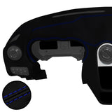 BLUE STITCH ITALIAN LEATHER DASH DASHBOARD COVER FITS ALFA ROMEO MITO 08-17