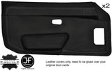 WHITE STITCH STYLE 2 2X FULL DOOR CARD LEATHER COVER FITS PORSCHE 924 944 75-89