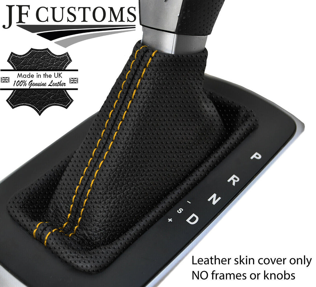 YELLOW STITCH FITS FORD FALCON BF FG XR-6 XR-8 FPV 08+ PERFORATED AUTO BOOT