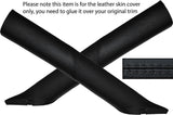 BLACK STITCH 2X A POST PILLAR LEATHER SKIN COVERS FITS BMW Z3 1995-2003