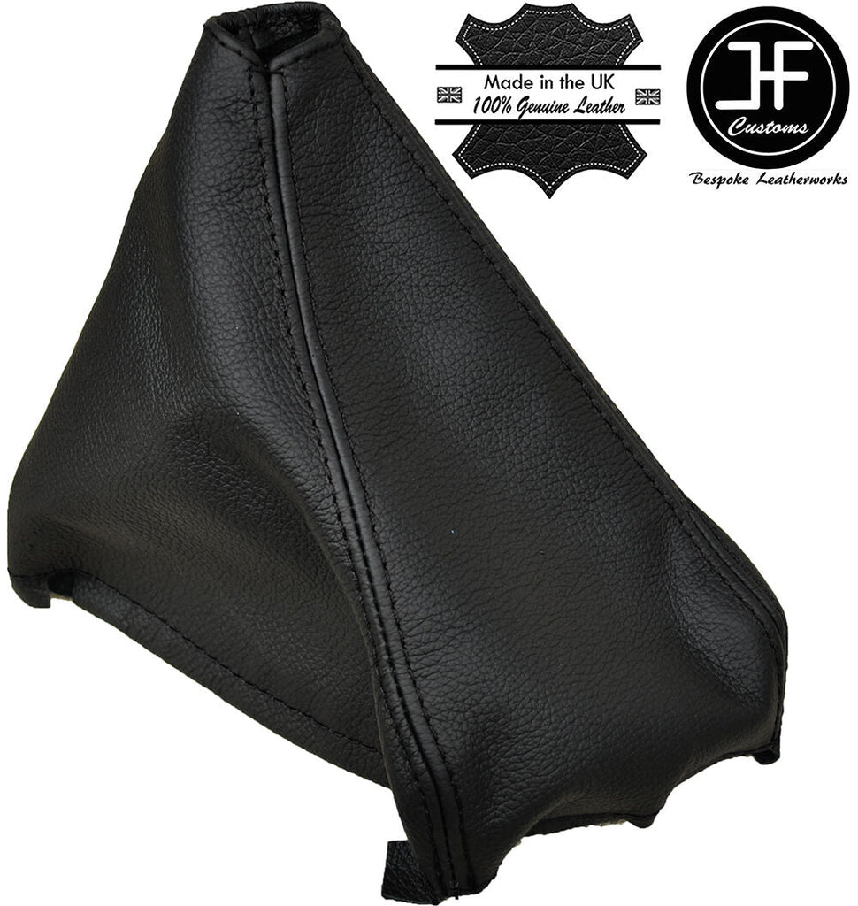 BLACK STITCHING LEATHER GEAR GAITER FITS MICROCAR M-GO M GO 2009-2015 CUSTOM NEW