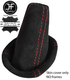 RED STITCHING REAL SUEDE GEAR GAITER FOR LOTUS ELISE EXIGE S2 2004-2006