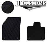 BLUE DIAMOND STITCH VINYL 4X TAILORED FLOOR CARPET FOR VOLVO XC90 MK2 15-21 JF1