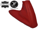 DARK RED LEATHER HANDBRAKE GAITER FOR BMW E90 E91 E92 E93 3 SERIES CUSTOM NEW