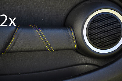 FITS  BMW MINI COOPER S 07+ 2 X DOOR HANDLE COVERS yellow st CUSTOM NEW